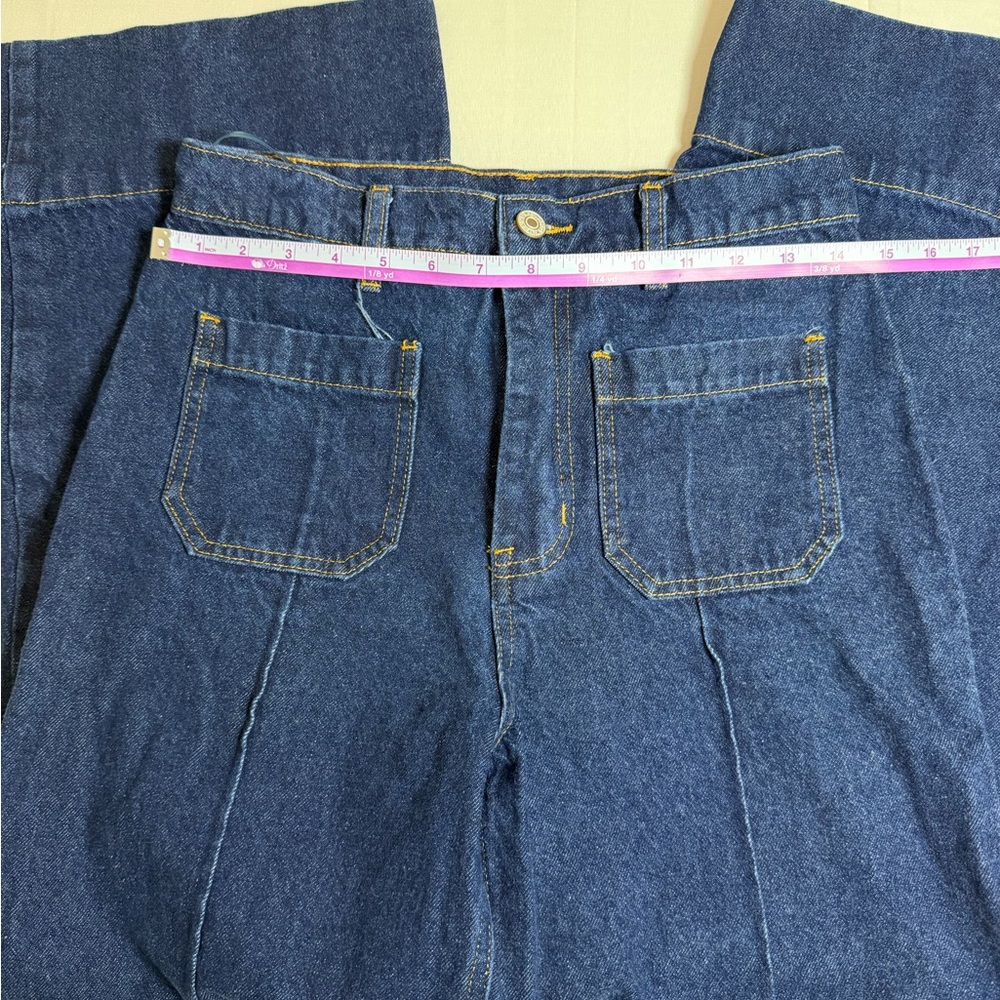 Entro Solid Wide Leg Ankle Length Patch Pockets J… - image 6